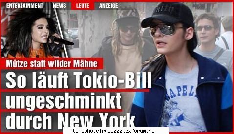 Bill bez make up - recunoashtetzi pe rock-satrul bill kaulitz din - ~~Bill Kaulitz~~