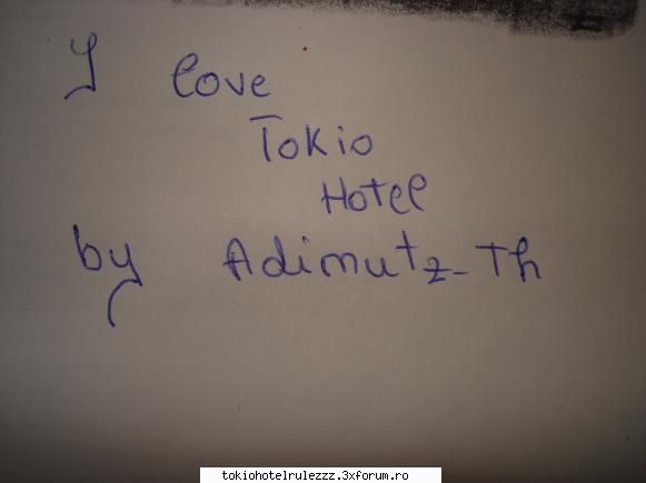 Scrisori de la baieti :*:* - mdea ..scrie k mn ... j nu mint .. va pun imd j - ~~Tokio Hotel~~