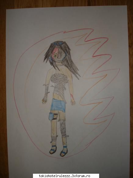 desene faqte d mn :D - asta zici k e sakura din naruto ..numy k are paru - Fan-Arts